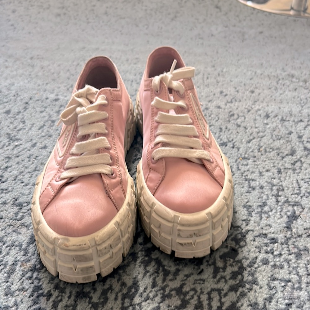 Pink Prada shoes